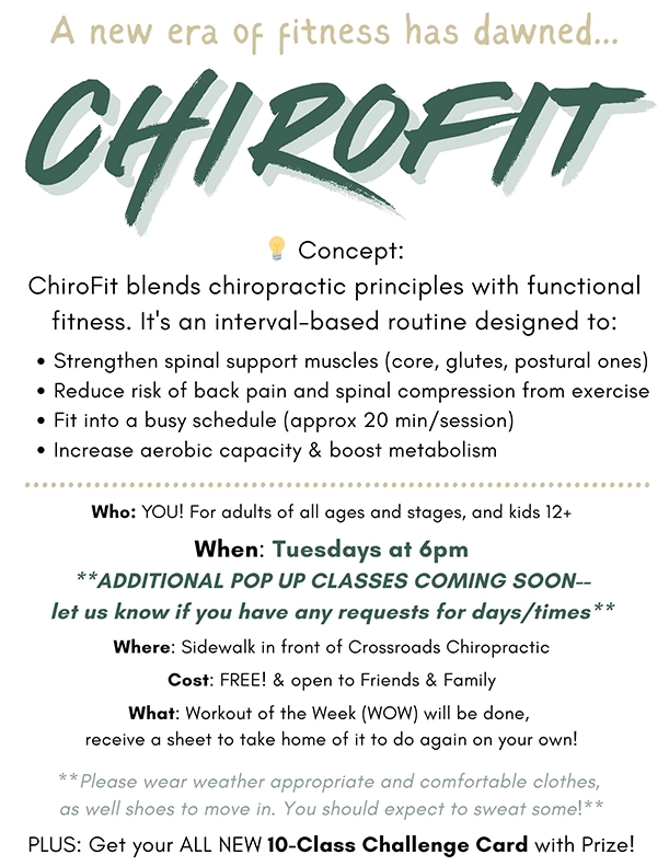 ChiroFit Flyer ChiroFit Flyer